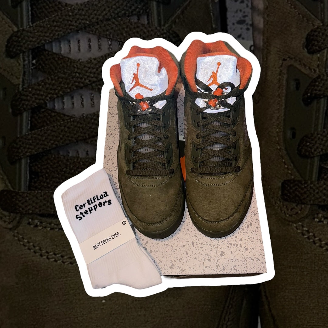 Used Jordan 5 Olive