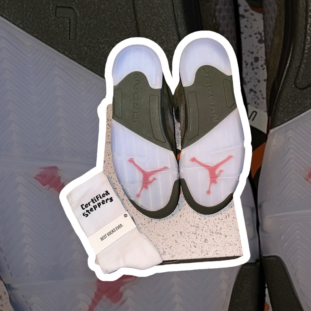 Used Jordan 5 Olive