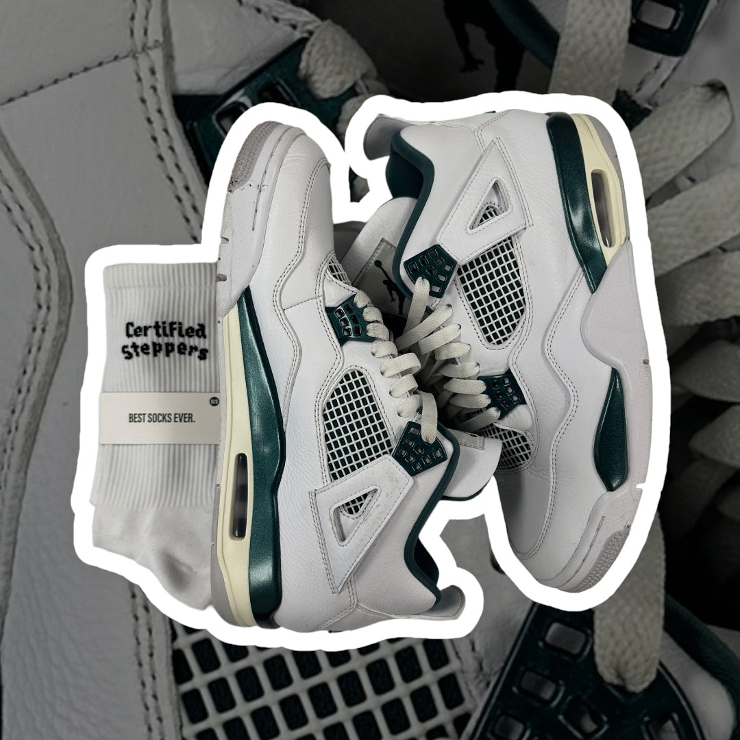 Used Jordan 4 Oxidized Green