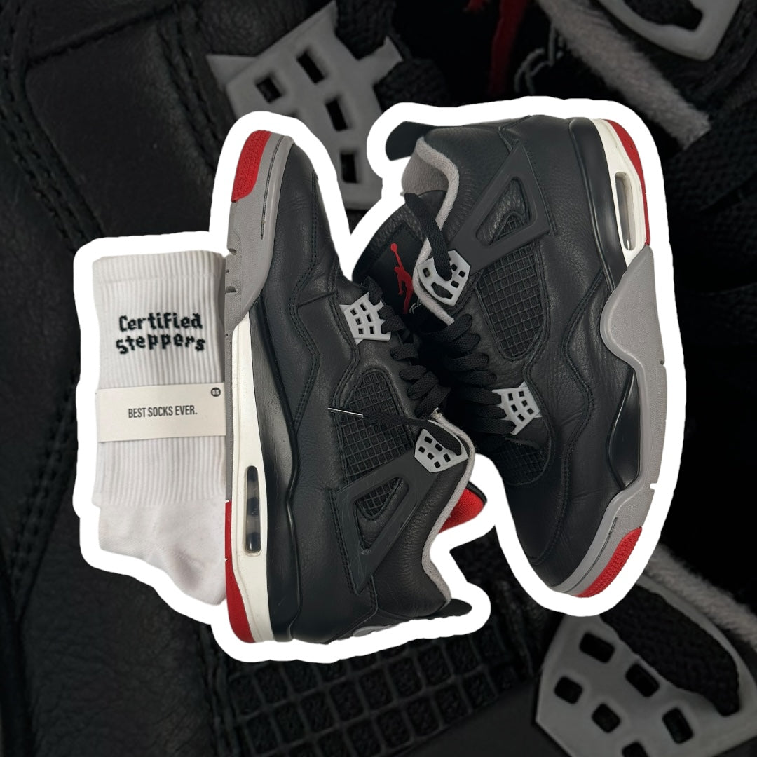 Used Jordan 4 Bred Reimagined