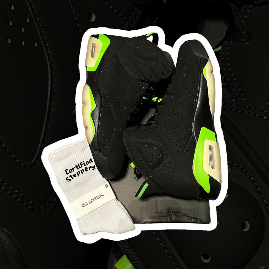 Used Jordan 6 Electric Green