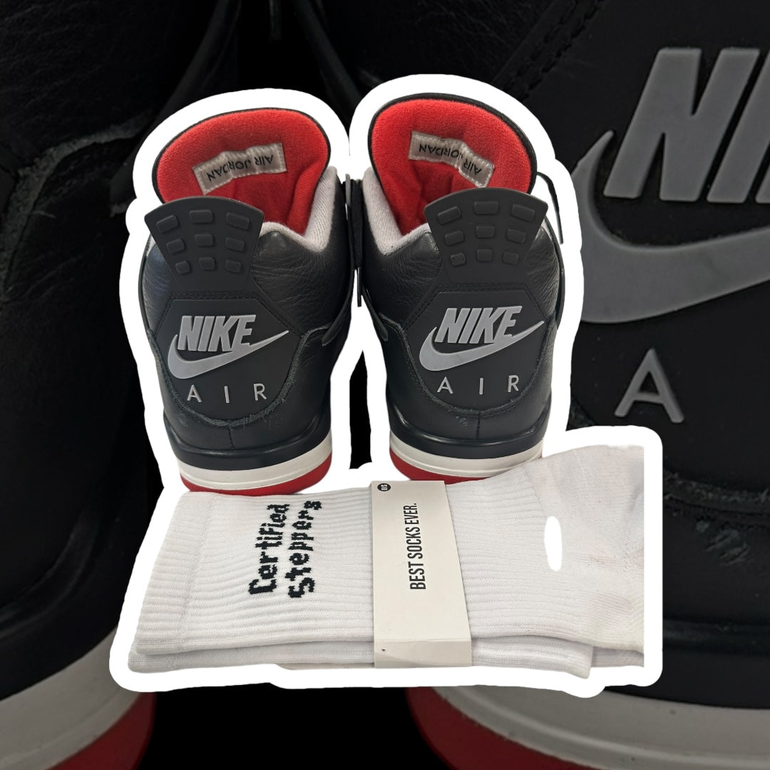 Used Jordan 4 Bred Reimagined