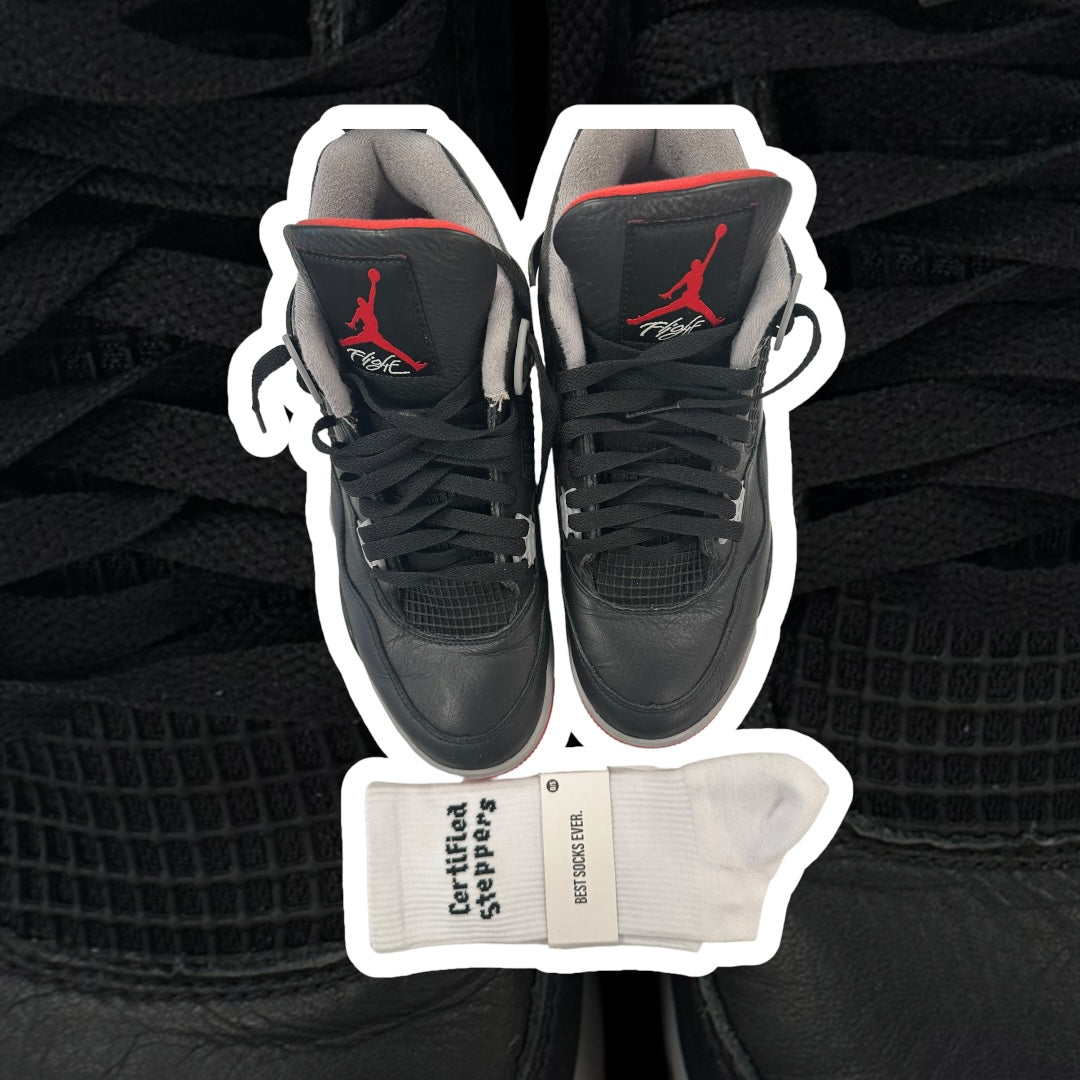 Used Jordan 4 Bred Reimagined