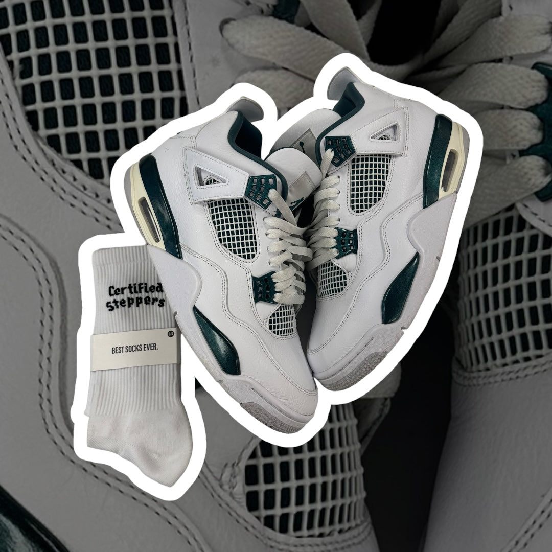 Used Jordan 4 Oxidized Green