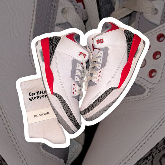 Used Jordan 3 Fire Red