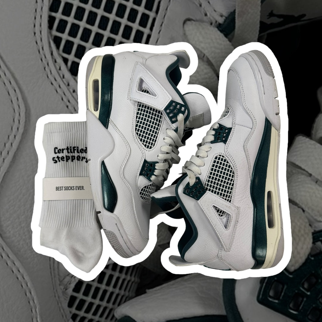 Used Jordan 4 Oxidized Green