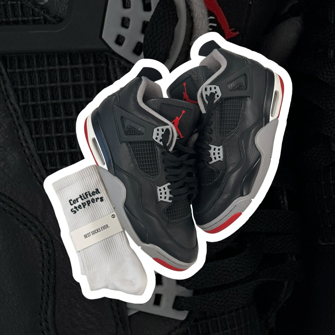 Used Jordan 4 Bred Reimagined