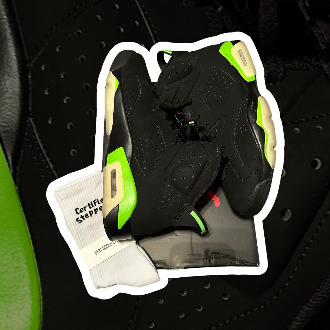 Used Jordan 6 Electric Green